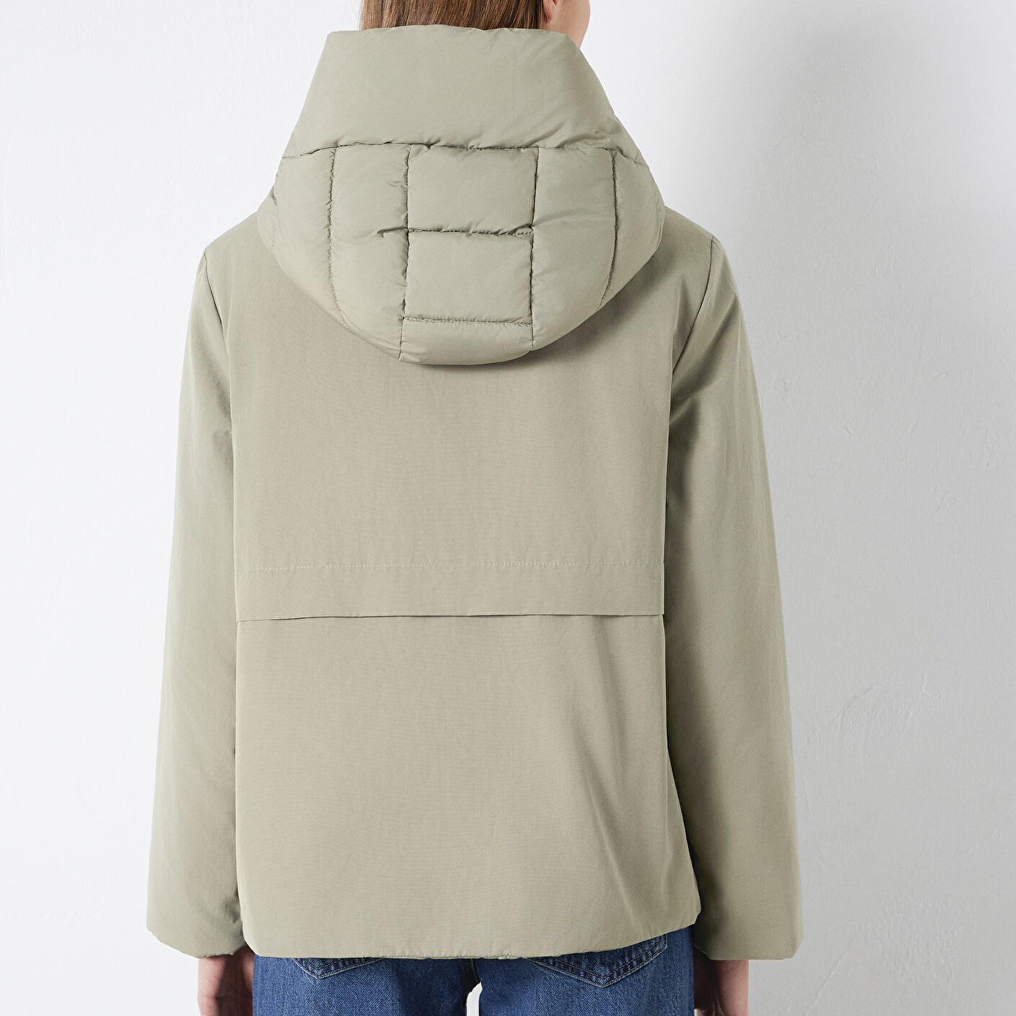 Mavi Kapüşonlu Yeşil Ceket Regular Fit / Normal Kesim 1110814-71818