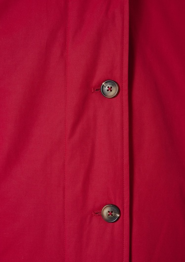  Mavi Kapüşonlu Kırmızı Ceket Regular Fit / Normal Kesim 1110814-88631