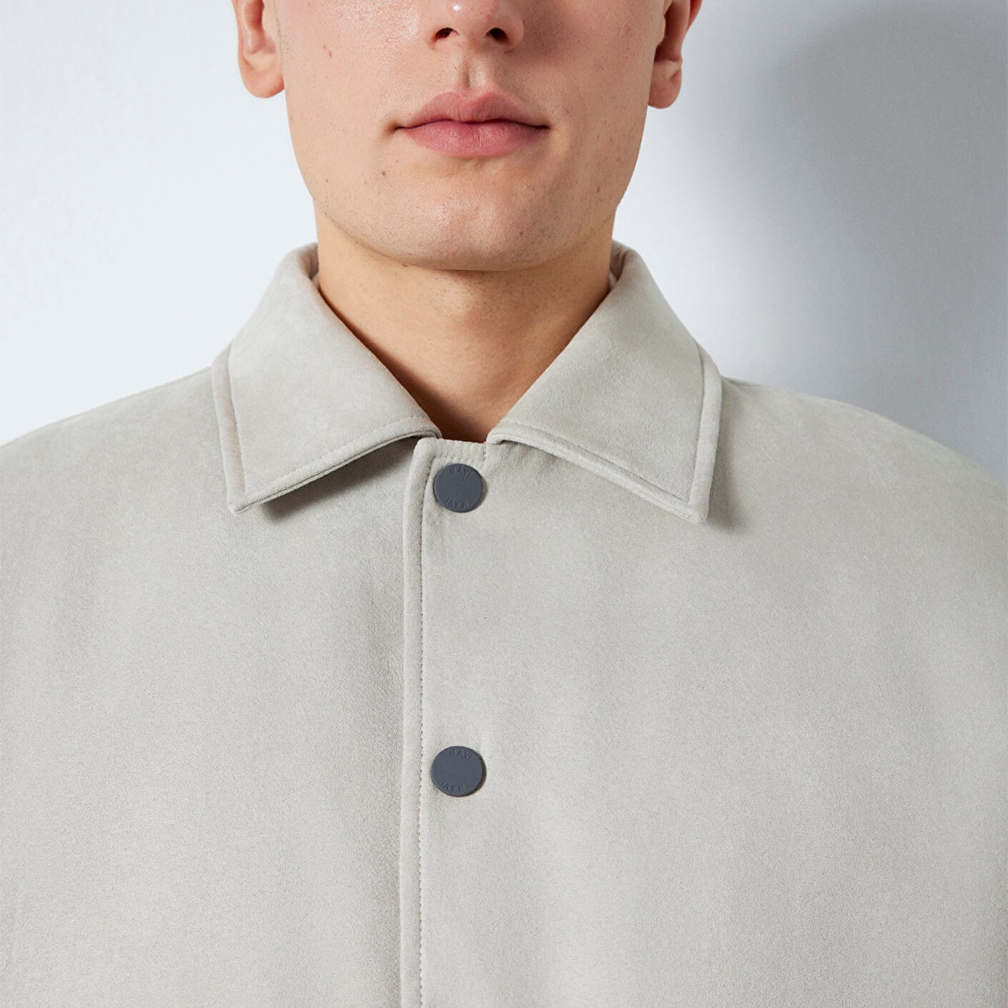 Mavi Gri Biker Ceket Loose Fit / Bol Rahat Kesim 0110767-70075