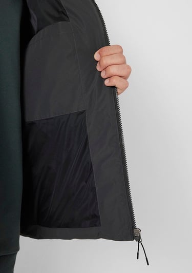  Mavi Kapüşonlu Su İtici Gri Scuba Ceket  0110762-85540