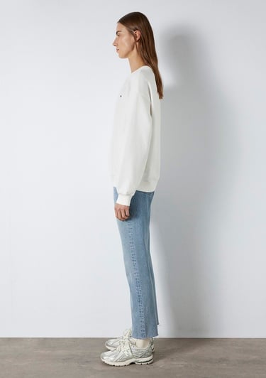  Mavi Mavi Nakışlı Ekru Sweatshirt 1S10366-70057