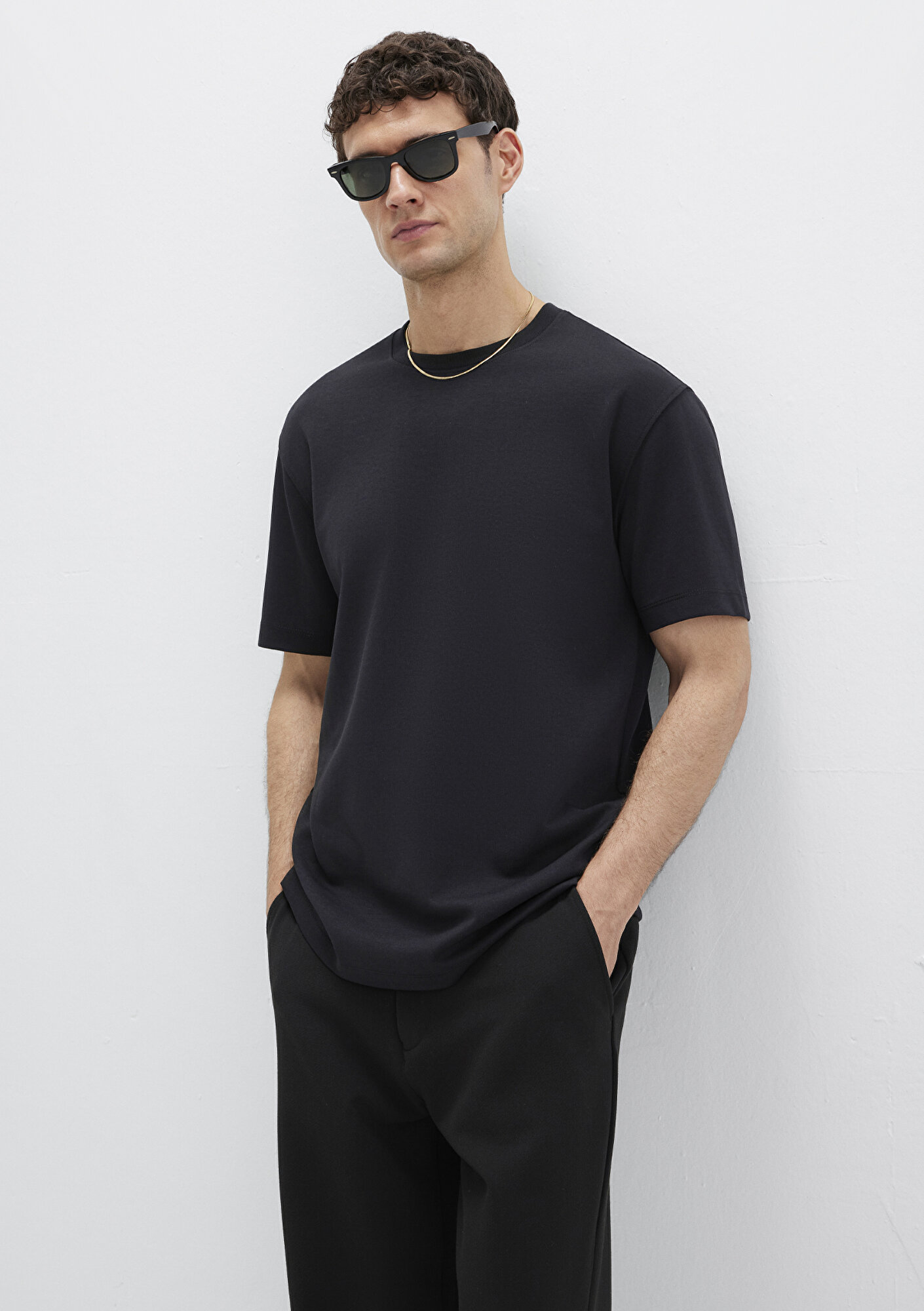 Mavi Mavi Black Siyah Basic Tişör Loose Fit / Bol Rahat Kesim 0612731-900