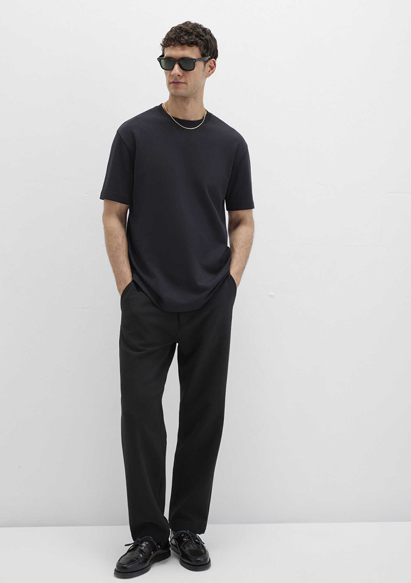 Mavi Mavi Black Siyah Basic Tişör Loose Fit / Bol Rahat Kesim 0612731-900