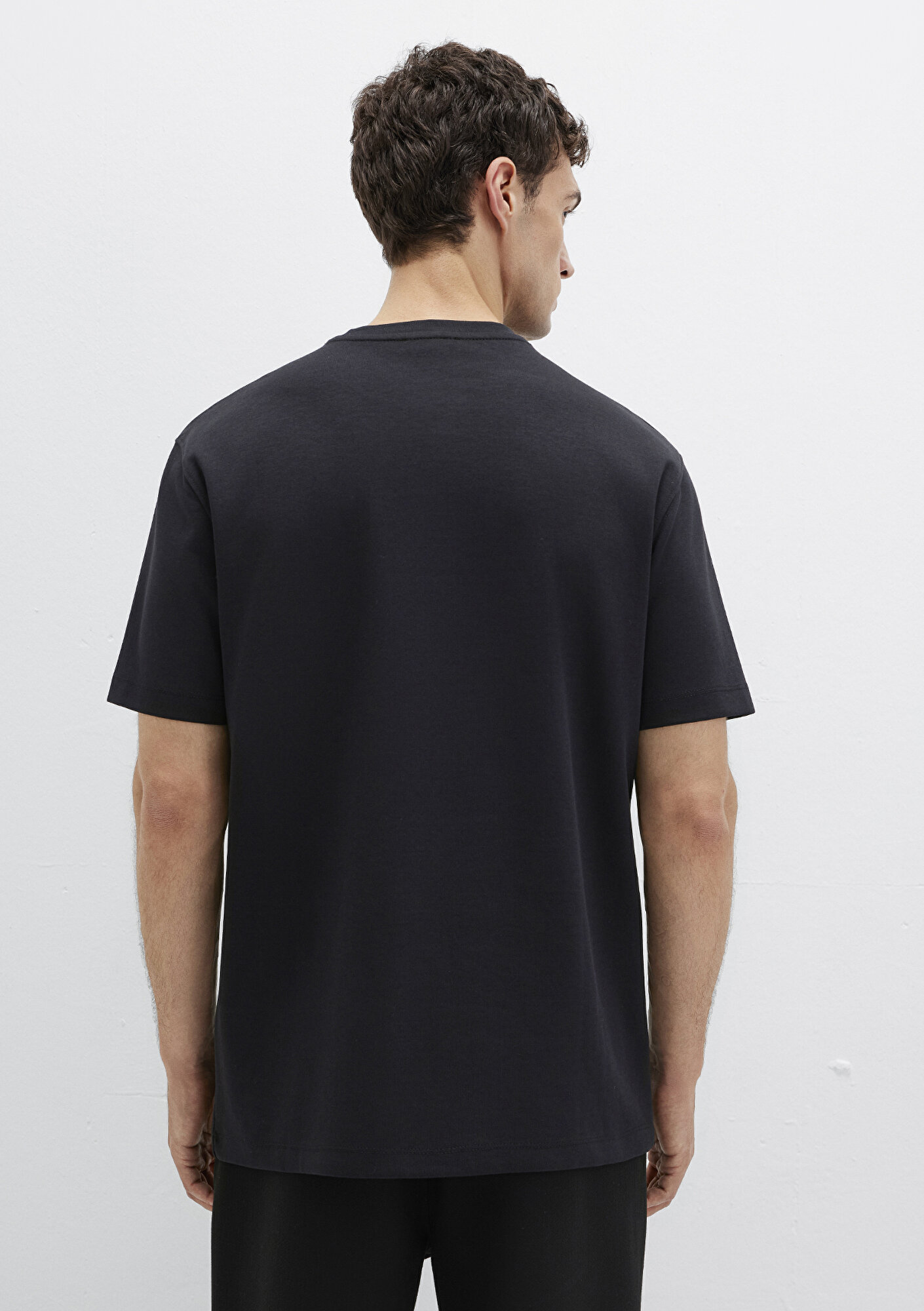 Mavi Mavi Black Siyah Basic Tişör Loose Fit / Bol Rahat Kesim 0612731-900