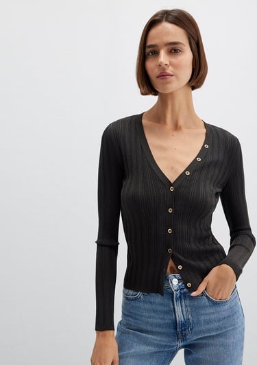  Mavi Antrasit Hırka Fitted / Vücuda Oturan Kesim 1710864-70262