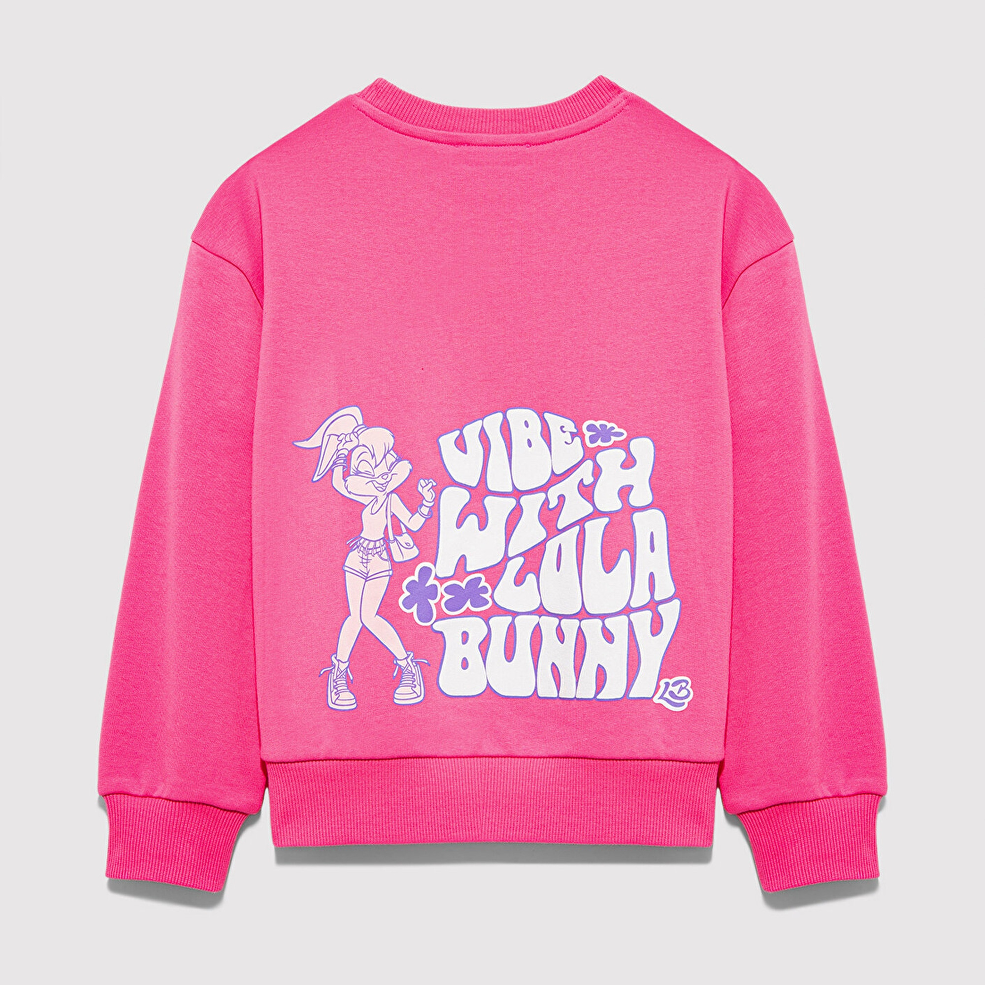 Mavi Lola Bunny Baskılı Pembe Sweatshirt 7S10184-91355