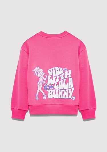  Mavi Lola Bunny Baskılı Pembe Sweatshirt 7S10184-91355