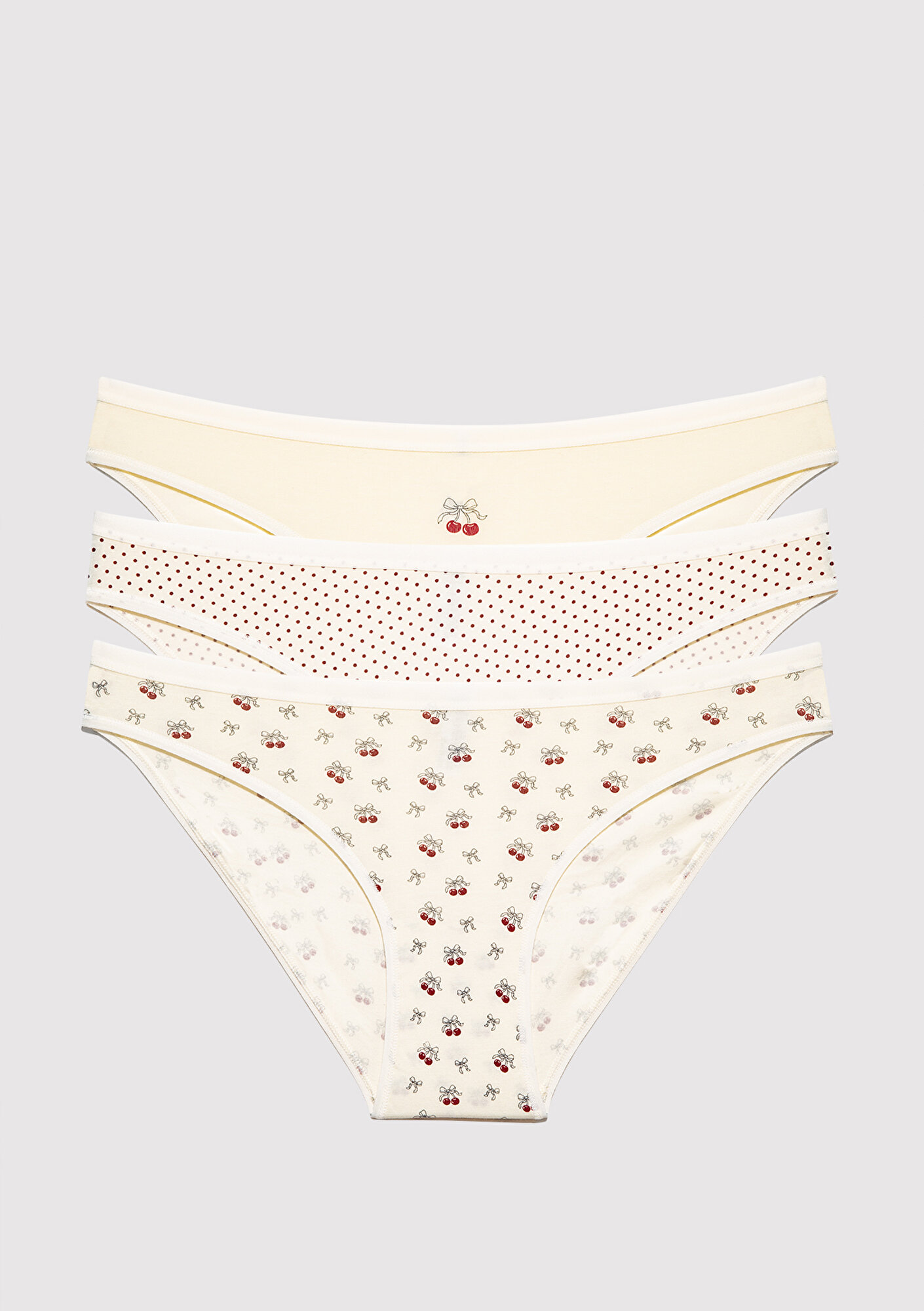  Mavi 3lü Klasik Külot 1913820-70007