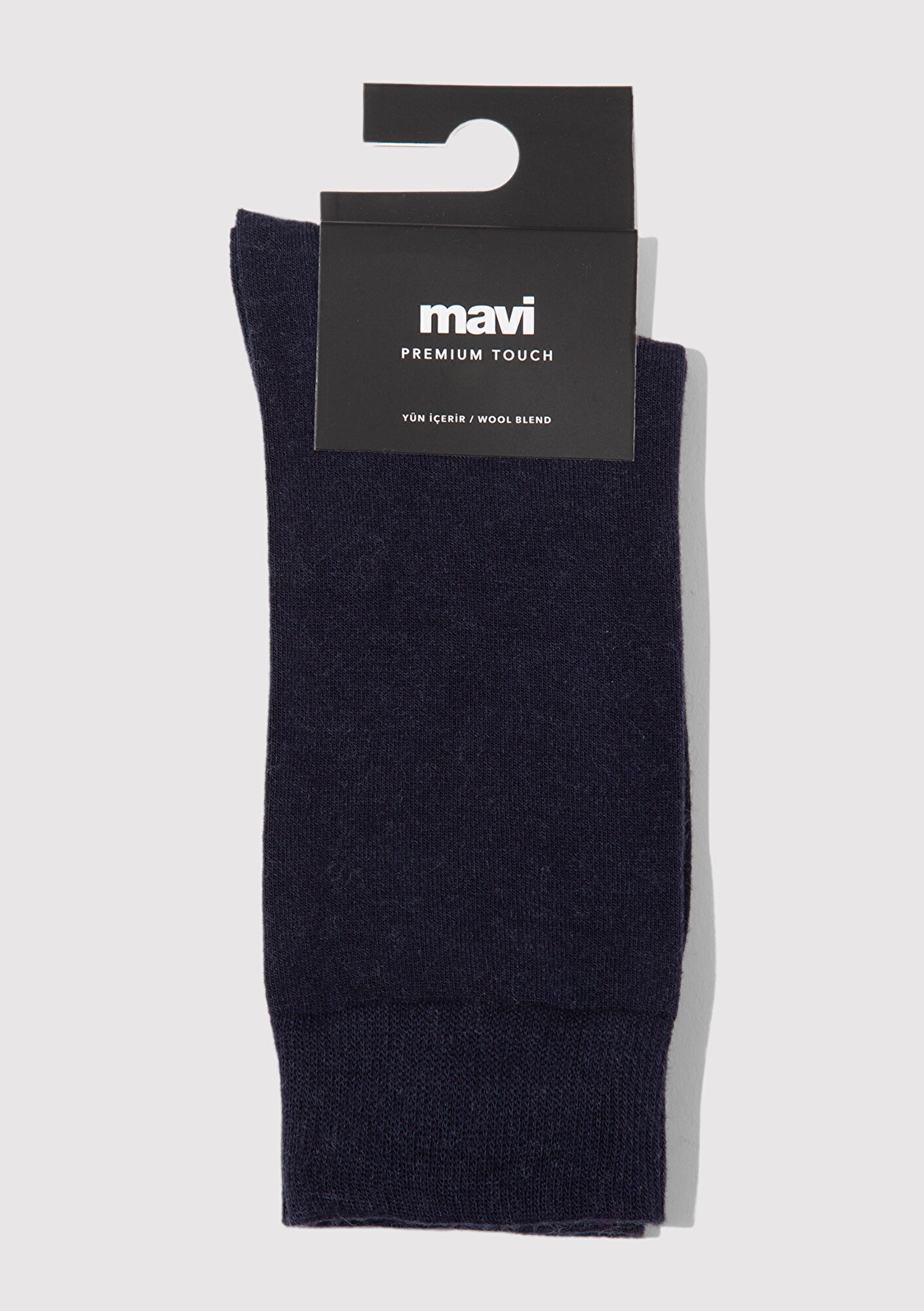  Mavi Yün Karışımlı Lacivert Soket Çorap 0912199-35665