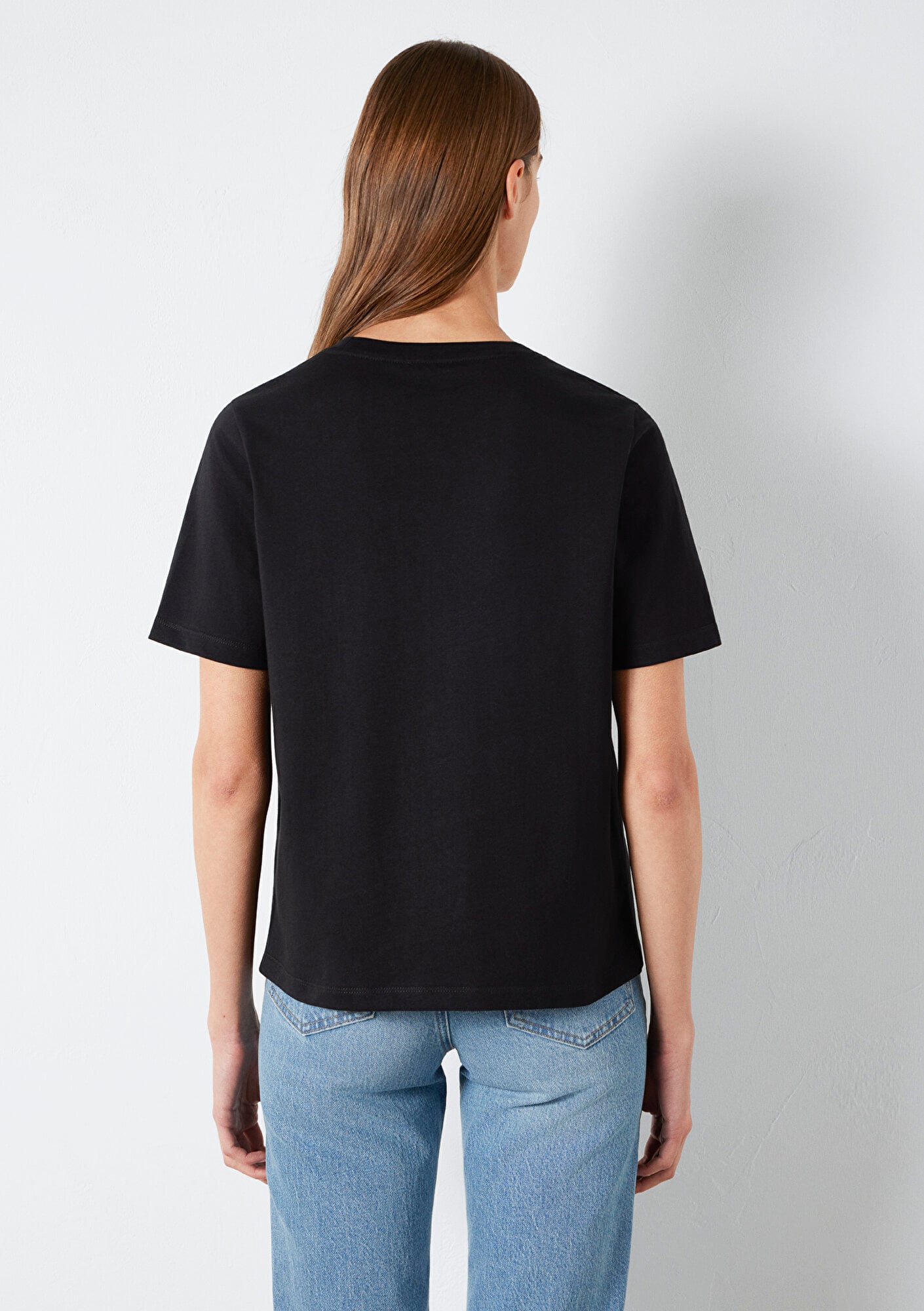 Mavi Siyah Basic Tişört Regular Fit / Normal Kesim 1600965-900