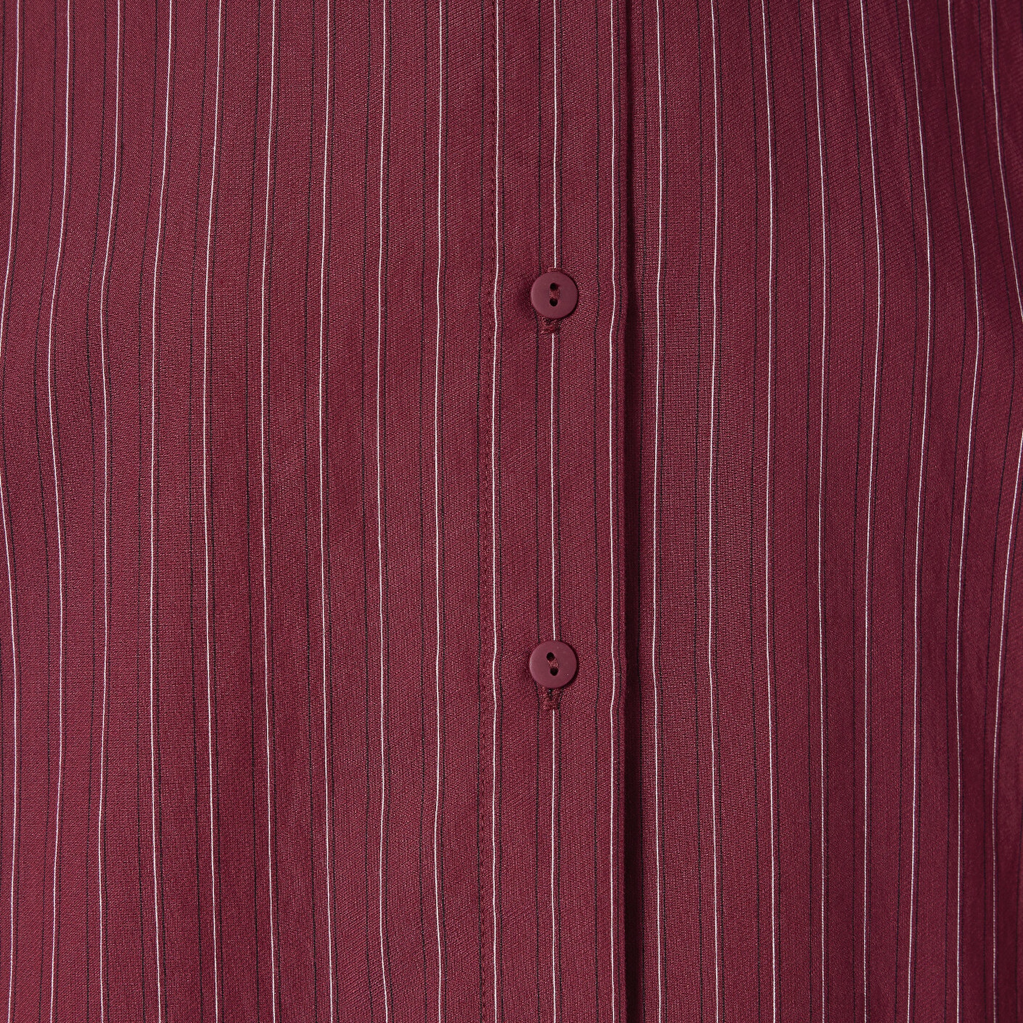 Mavi Çizgili Gömlek Loose Fit / Bol Rahat Kesim 1210683-91379