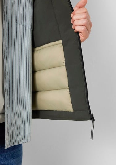  Mavi Kapüşonlu Haki Ceket Regular Fit / Normal Kesim 0110772-71553