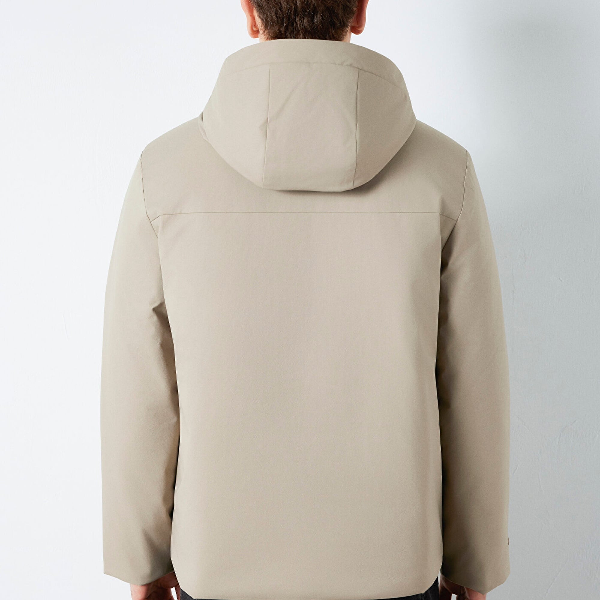 Mavi Kapüşonlu Haki Ceket Loose Fit / Bol Rahat Kesim 0110784-80697