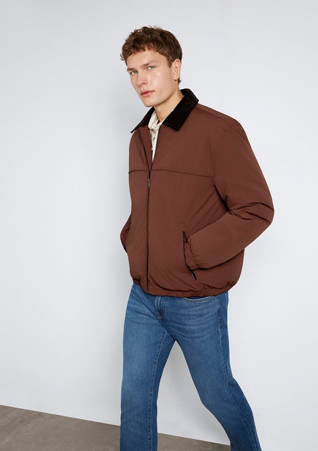  Mavi Kahverengi Ceket Oversize / Geniş Kesim 0110778-91341