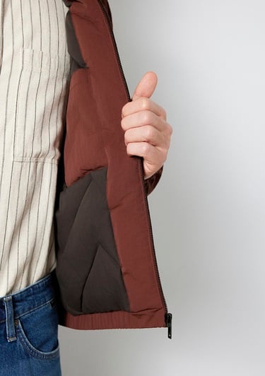  Mavi Kahverengi Ceket Oversize / Geniş Kesim 0110778-91341