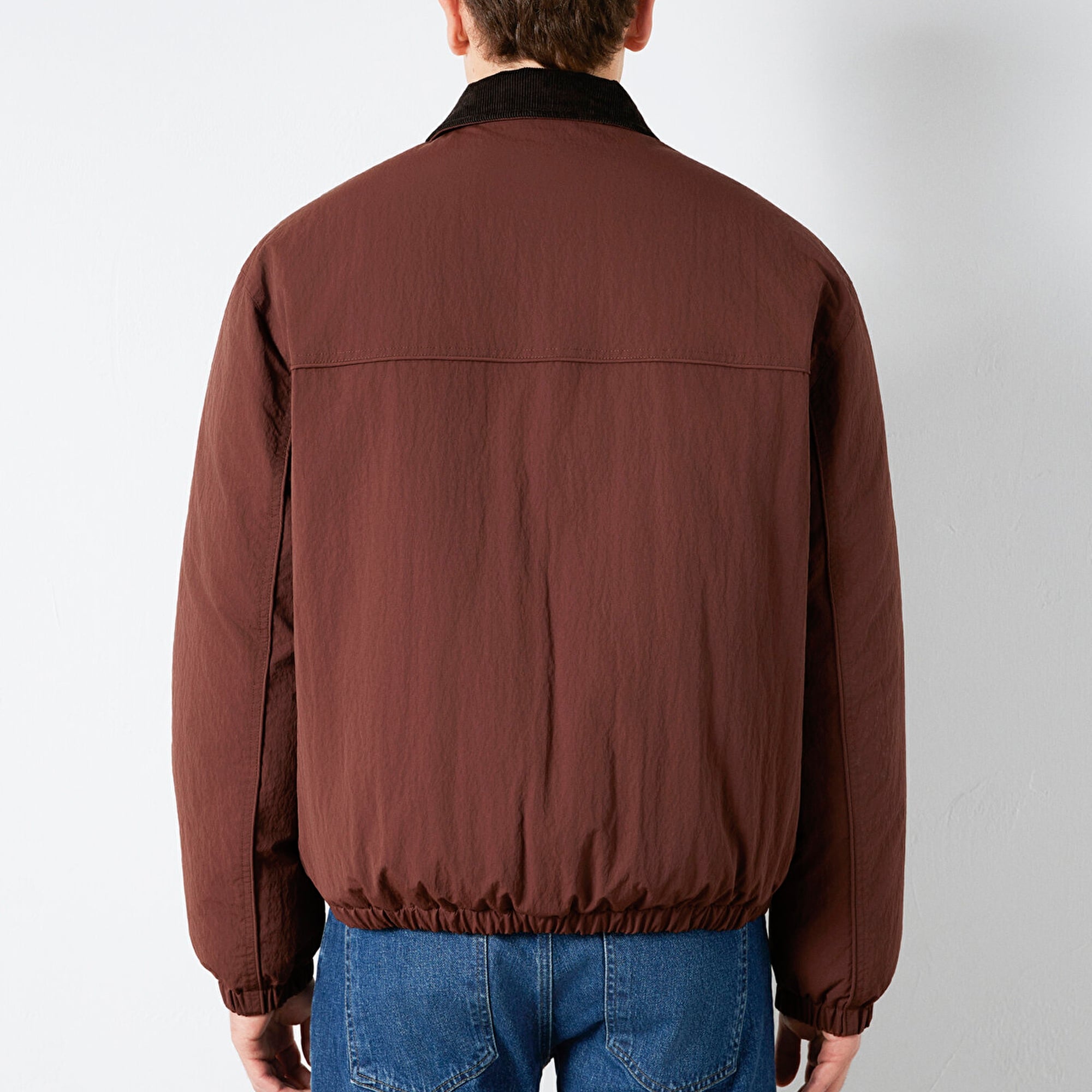 Mavi Kahverengi Ceket Oversize / Geniş Kesim 0110778-91341