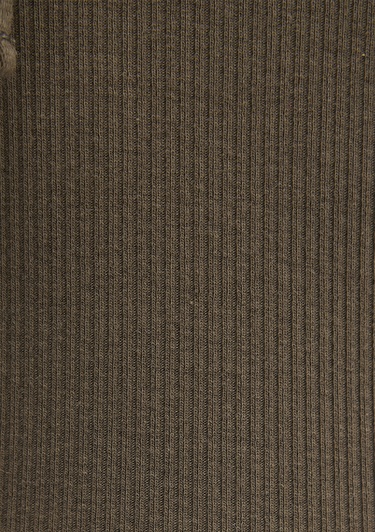  Mavi Uzun Kollu Haki Tişört Fitted / Vücuda Oturan Kesim 1613839-87538