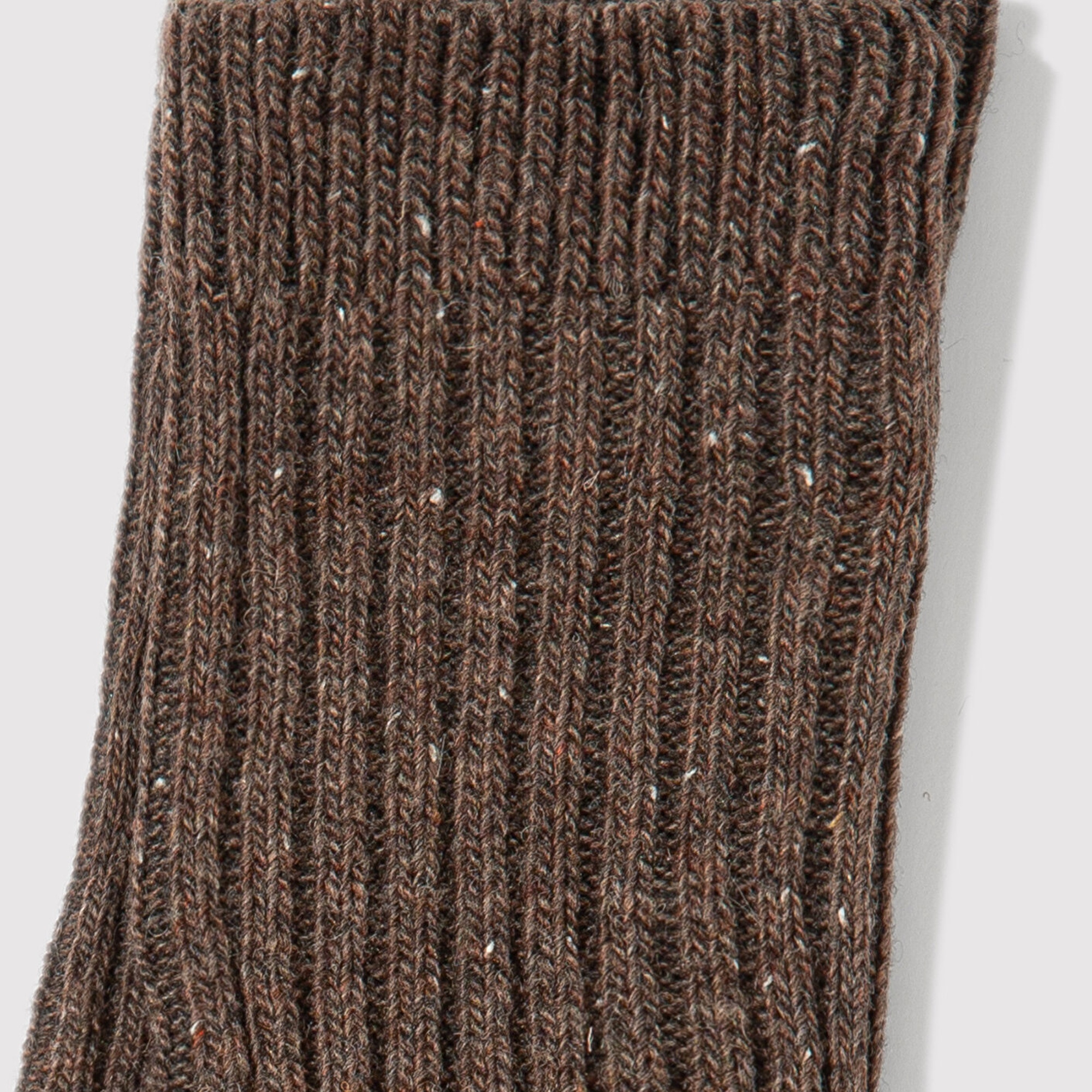 Mavi Yün Karışımlı Kahverengi Bot Çorabı 1913569-29871