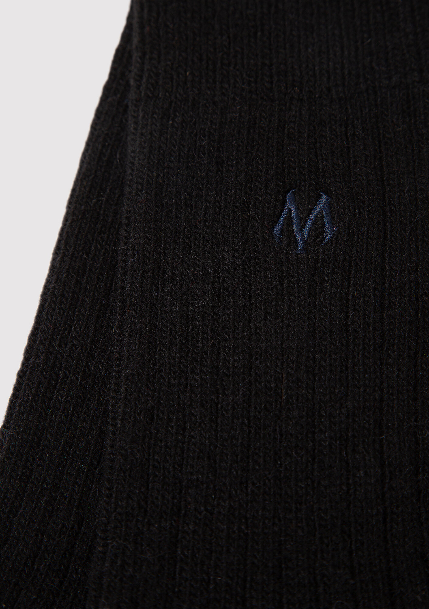  Mavi Yün Karışımlı Siyah Bot Çorabı 0911999-900