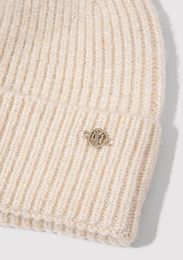  Mavi Yün Karışımlı Ekru Bere 1913608-70048