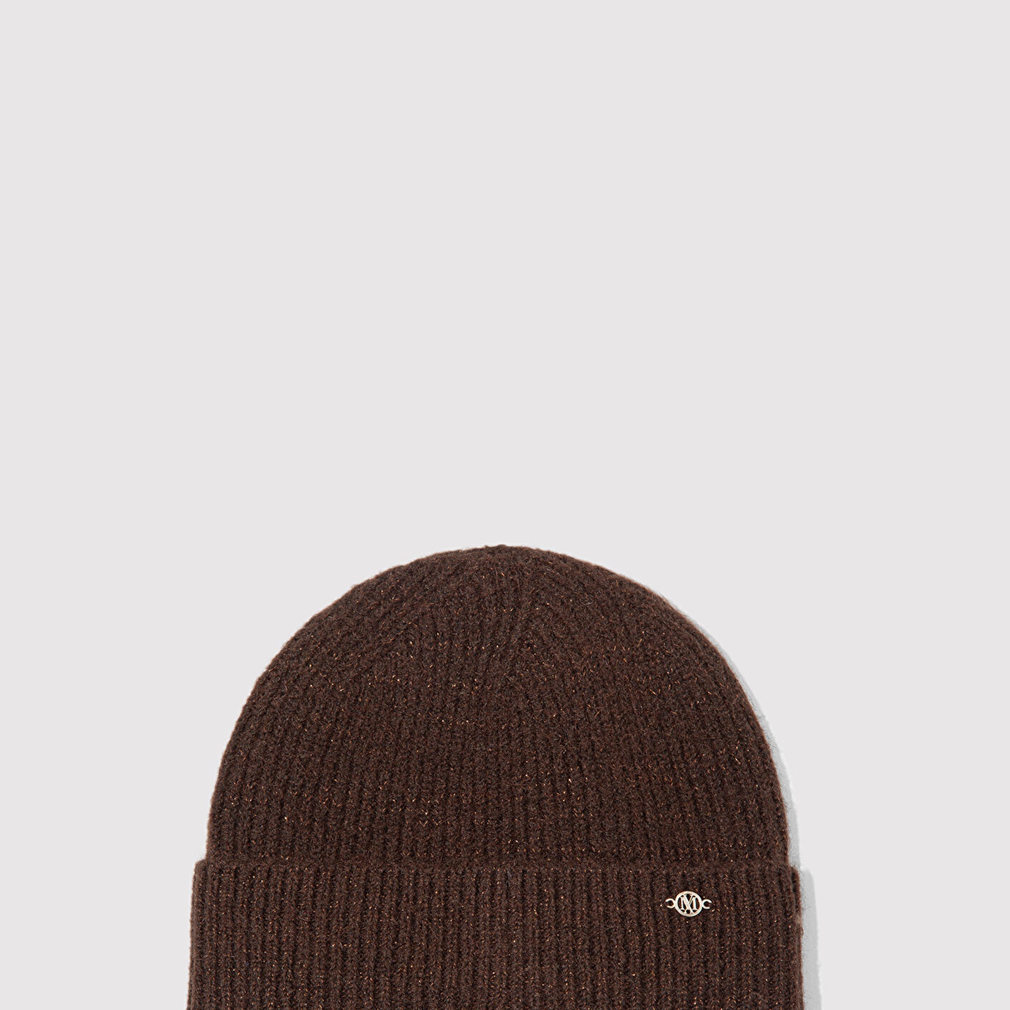 Mavi Yün Karışımlı Kahverengi Bere 1913608-26823