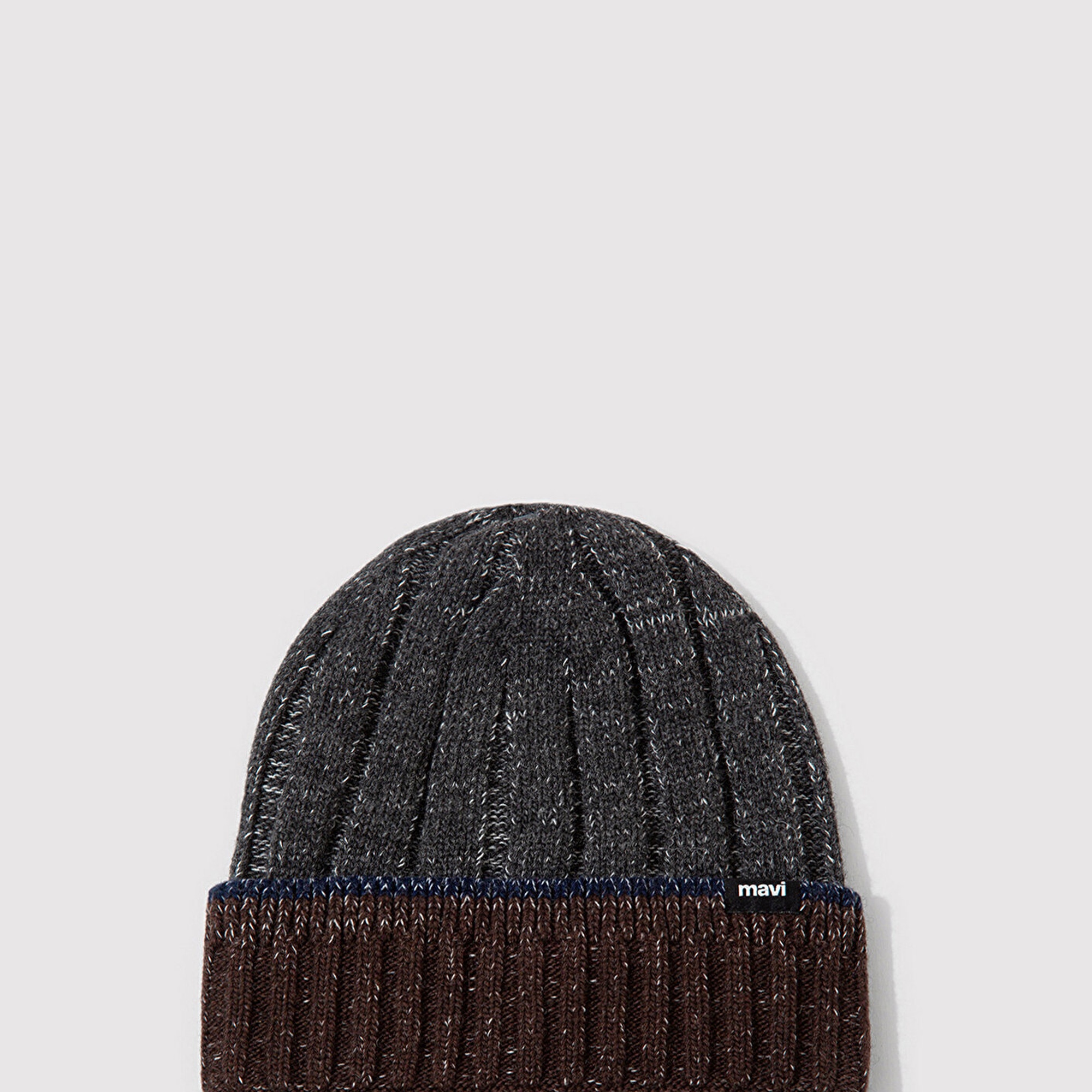 Mavi Yün Karışımlı Gri Bere 0912003-24674