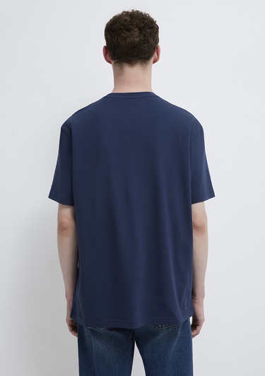  Mavi Mavi Jeans Baskılı Lacivert Tişört Loose Fit / Bol Rahat Kesim 0612733-70497