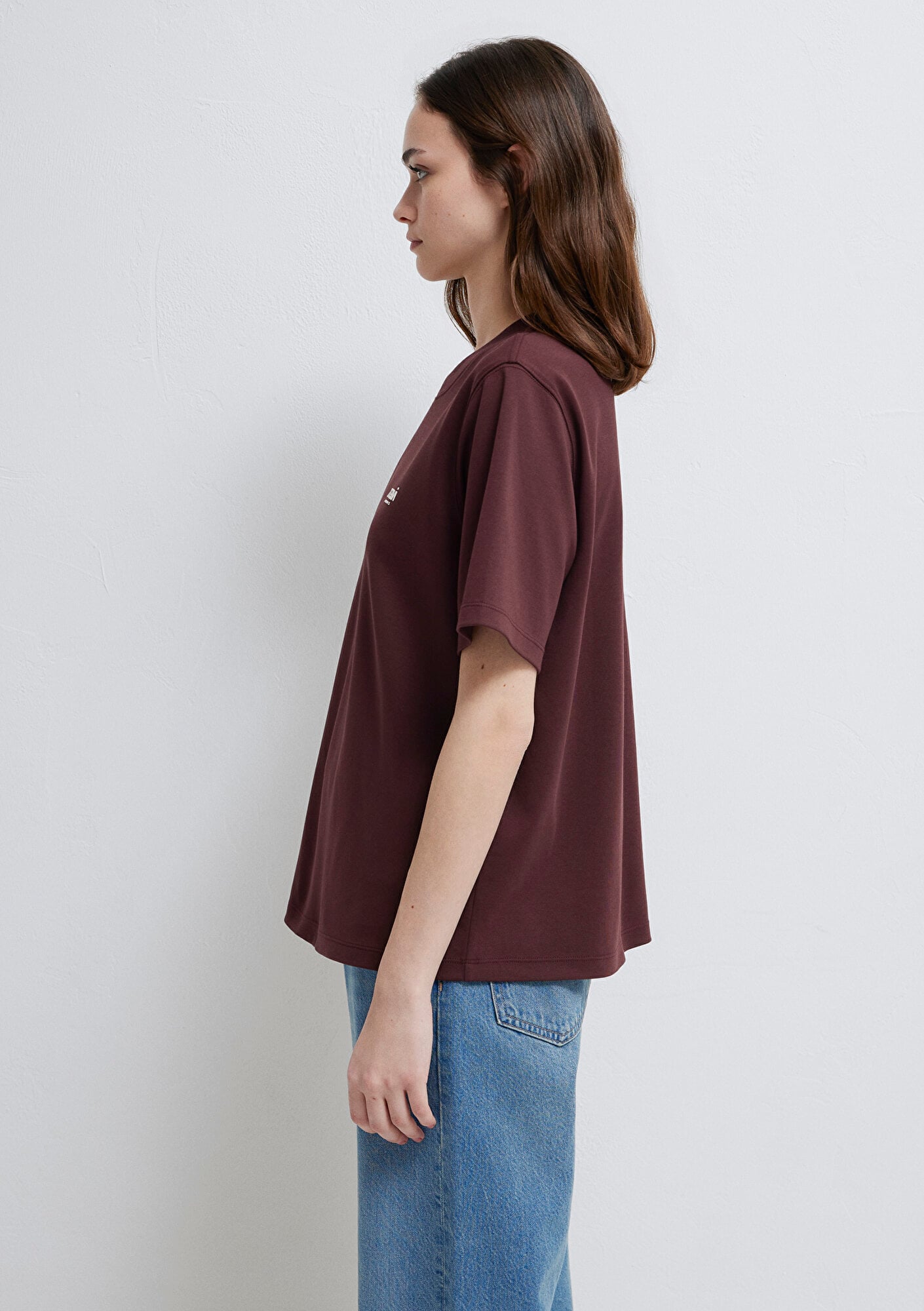 Mavi Mavi Jeans Baskılı Bordo Tişört Regular Fit / Normal Kesim 1613804-70223