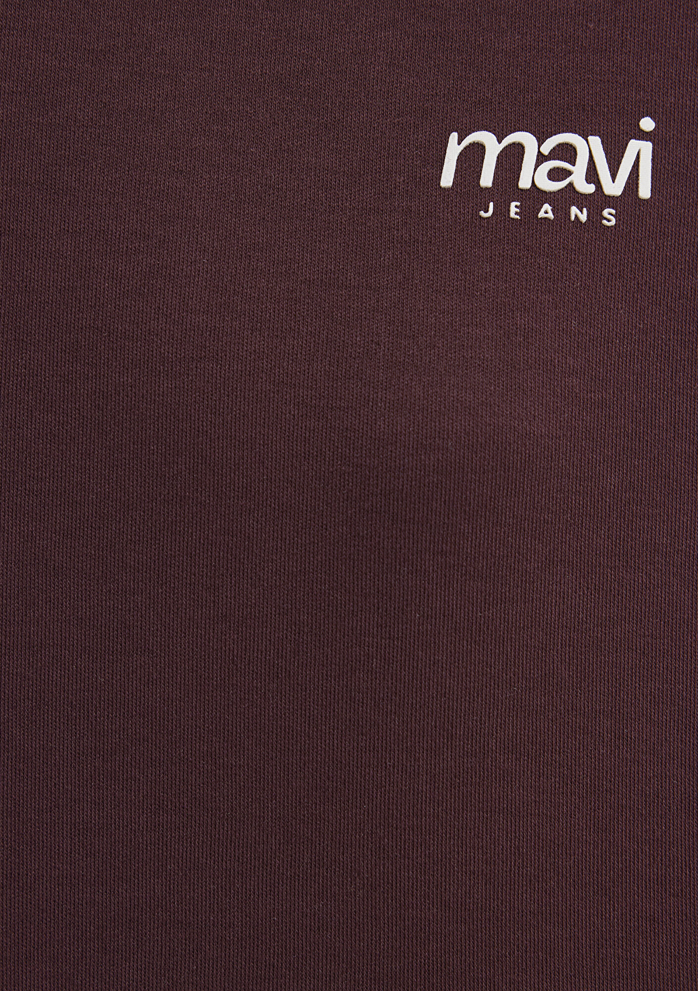  Mavi Mavi Jeans Baskılı Bordo Tişört Regular Fit / Normal Kesim 1613804-70223