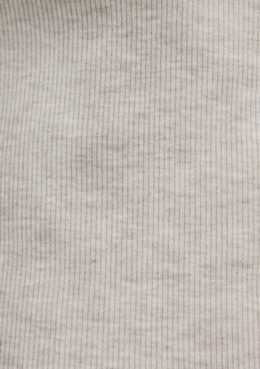  Mavi Bej Basic Tişört Fitted / Vücuda Oturan Kesim 1613806-80084