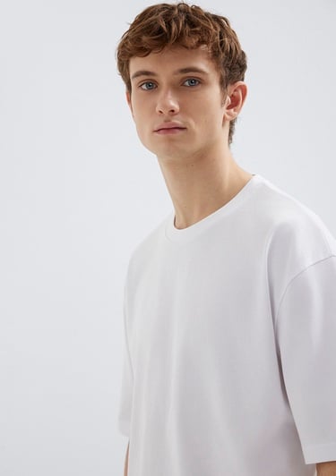  Mavi Mavi Nakışlı Beyaz Tişört Relaxed Fit / Rahat Kesim 0613130-620