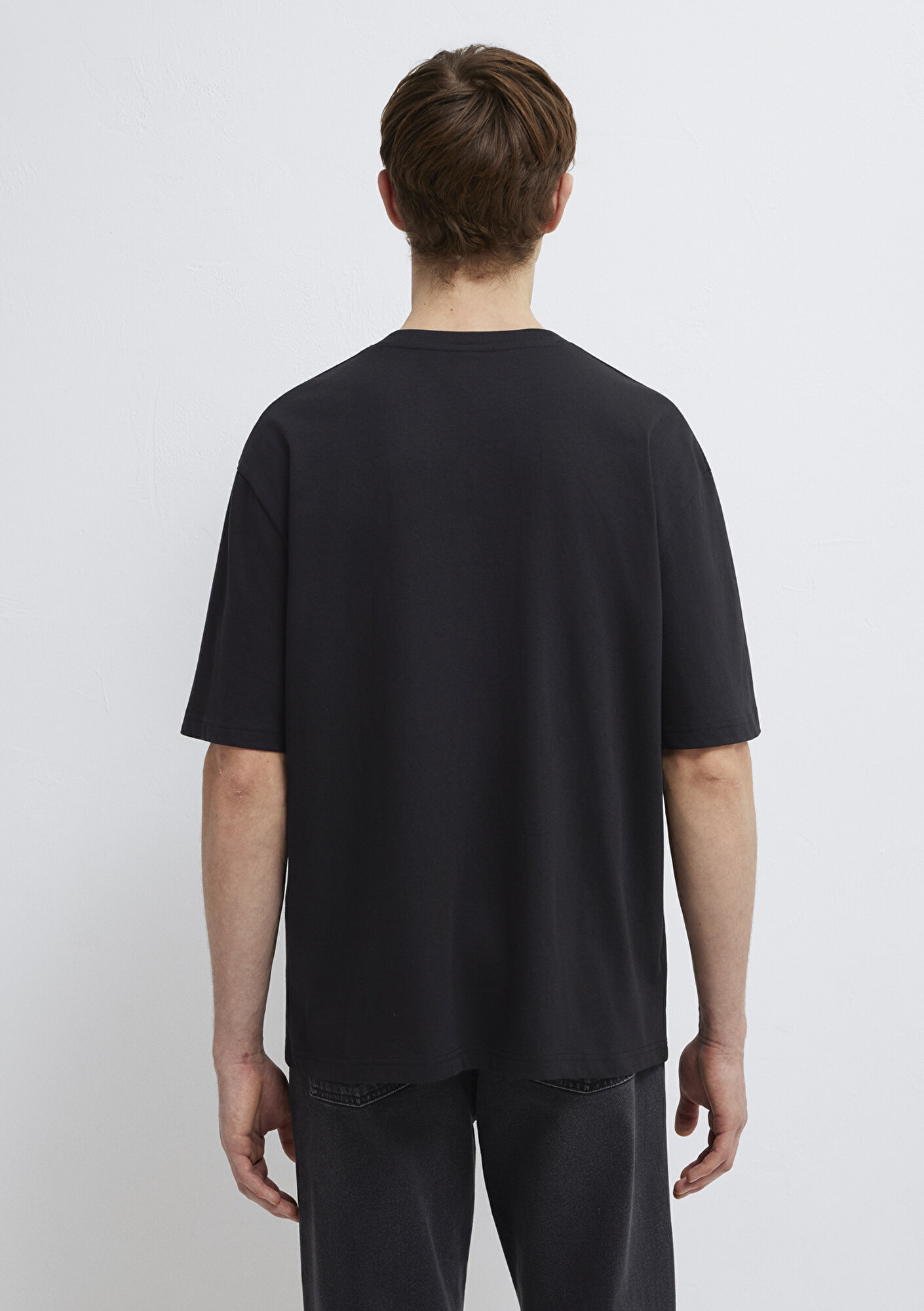 Mavi Mavi Nakışlı Siyah Tişört Relaxed Fit / Rahat Kesim 0613130-900