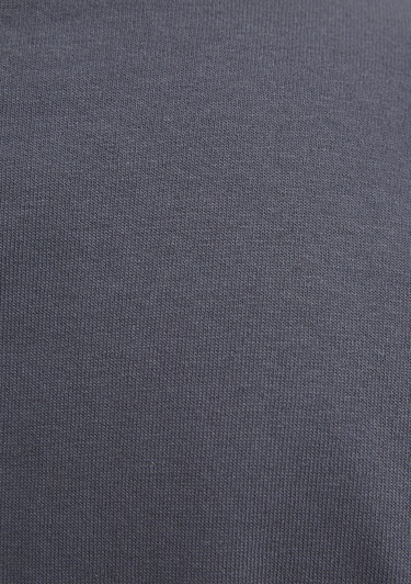  Mavi Gri Basic Tişört Oversize / Geniş Kesim 0613188-80955