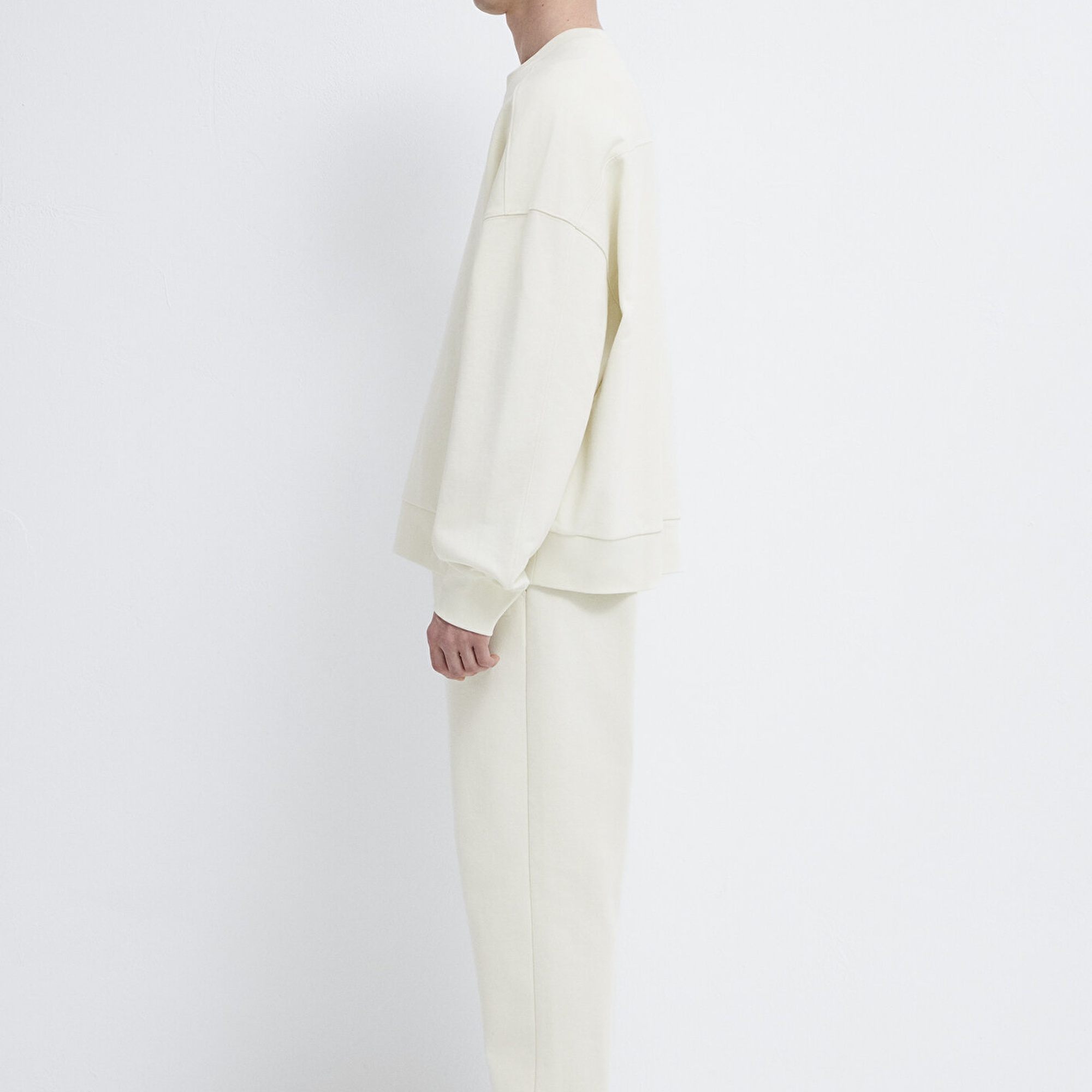 Mavi Bisiklet Yaka Ekru Sweatshirt 0S10550-71610