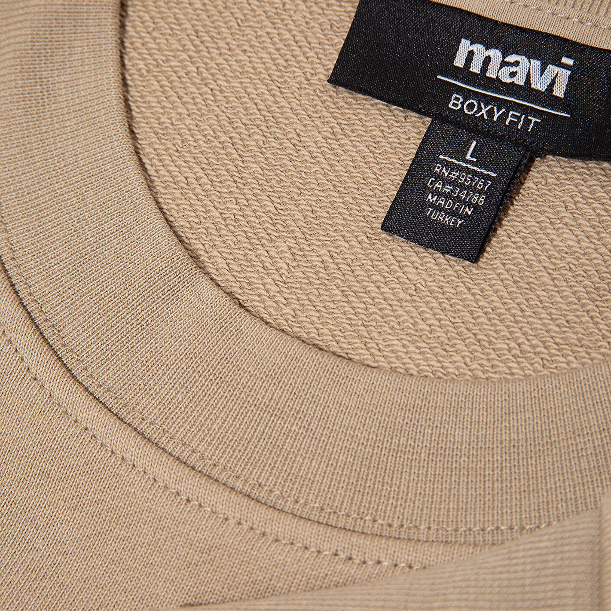 Mavi Bisiklet Yaka Kahverengi Sweatshirt 0S10550-70362