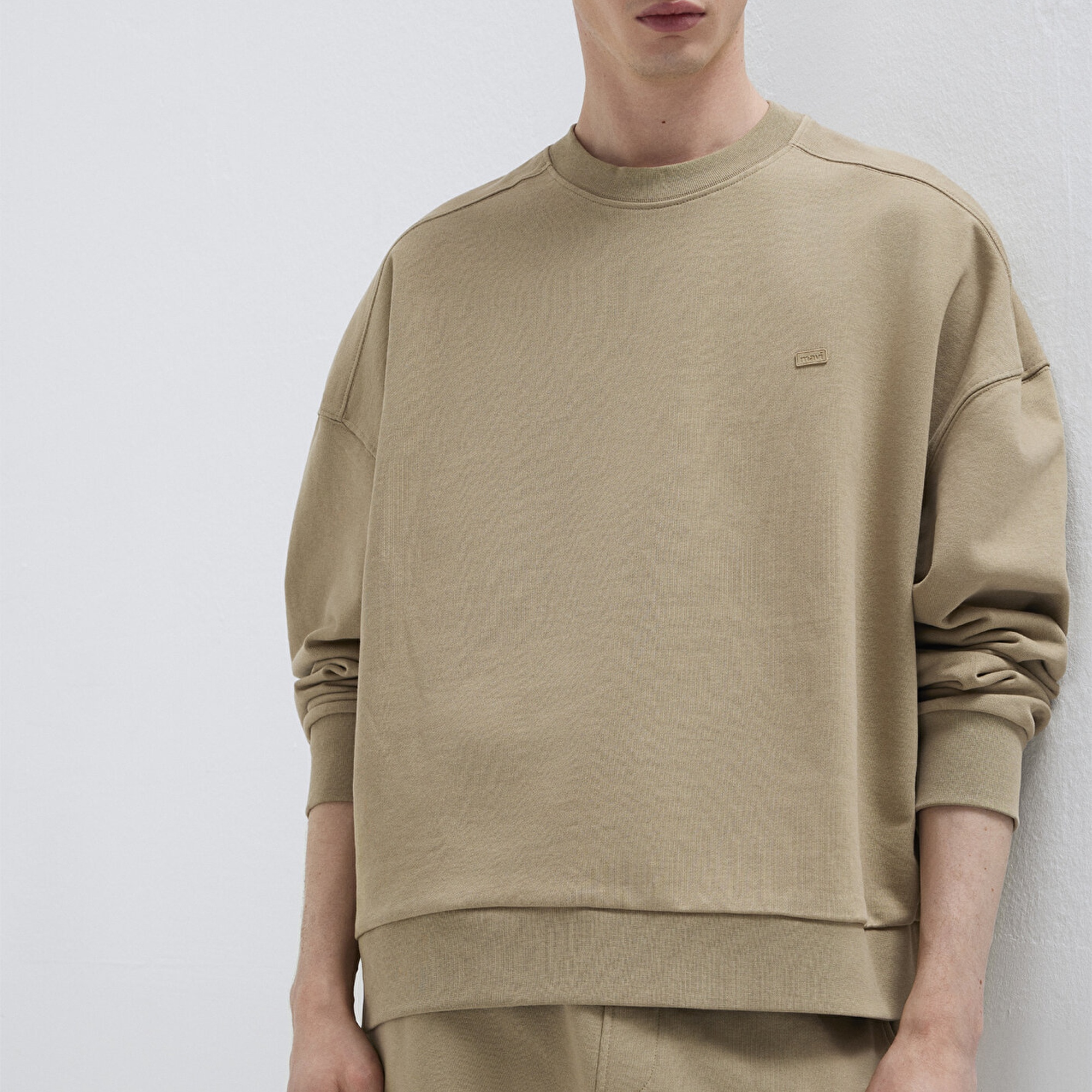 Mavi Bisiklet Yaka Kahverengi Sweatshirt 0S10550-70362