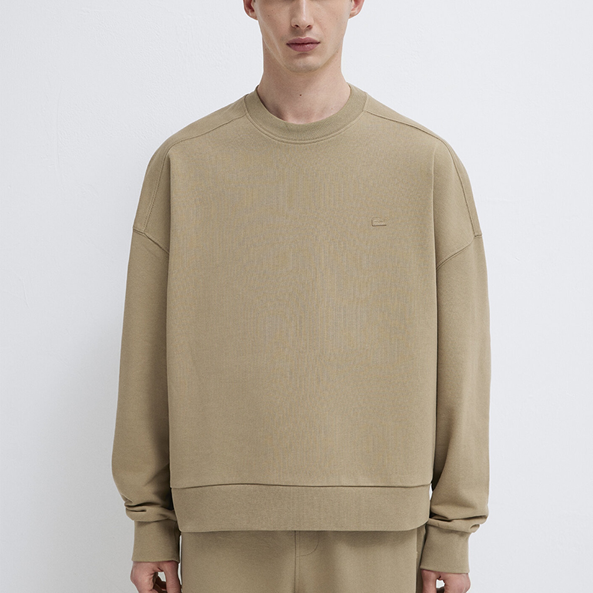 Mavi Bisiklet Yaka Kahverengi Sweatshirt 0S10550-70362