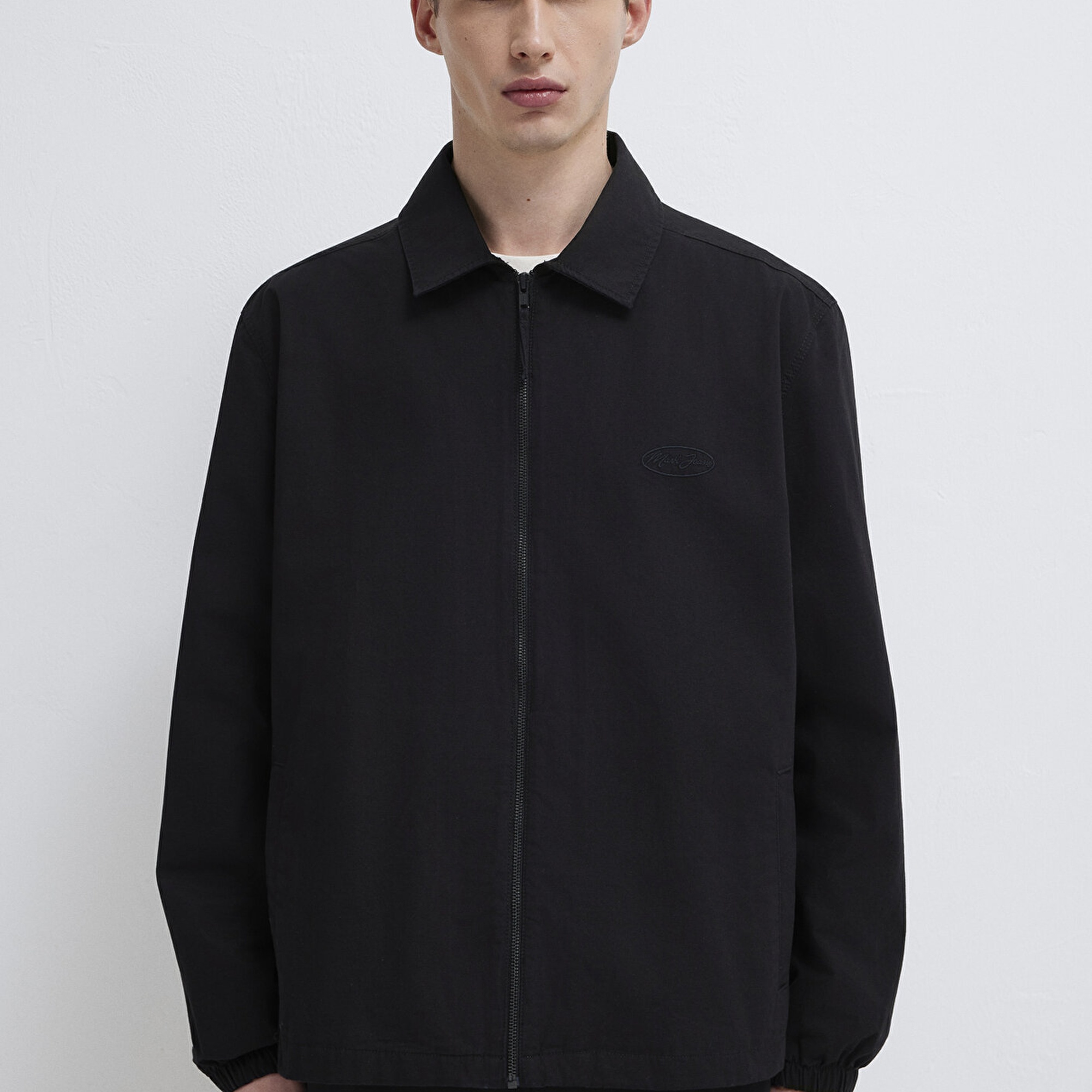 Mavi Siyah Gömlek Loose Fit / Bol Rahat Kesim 0211883-900