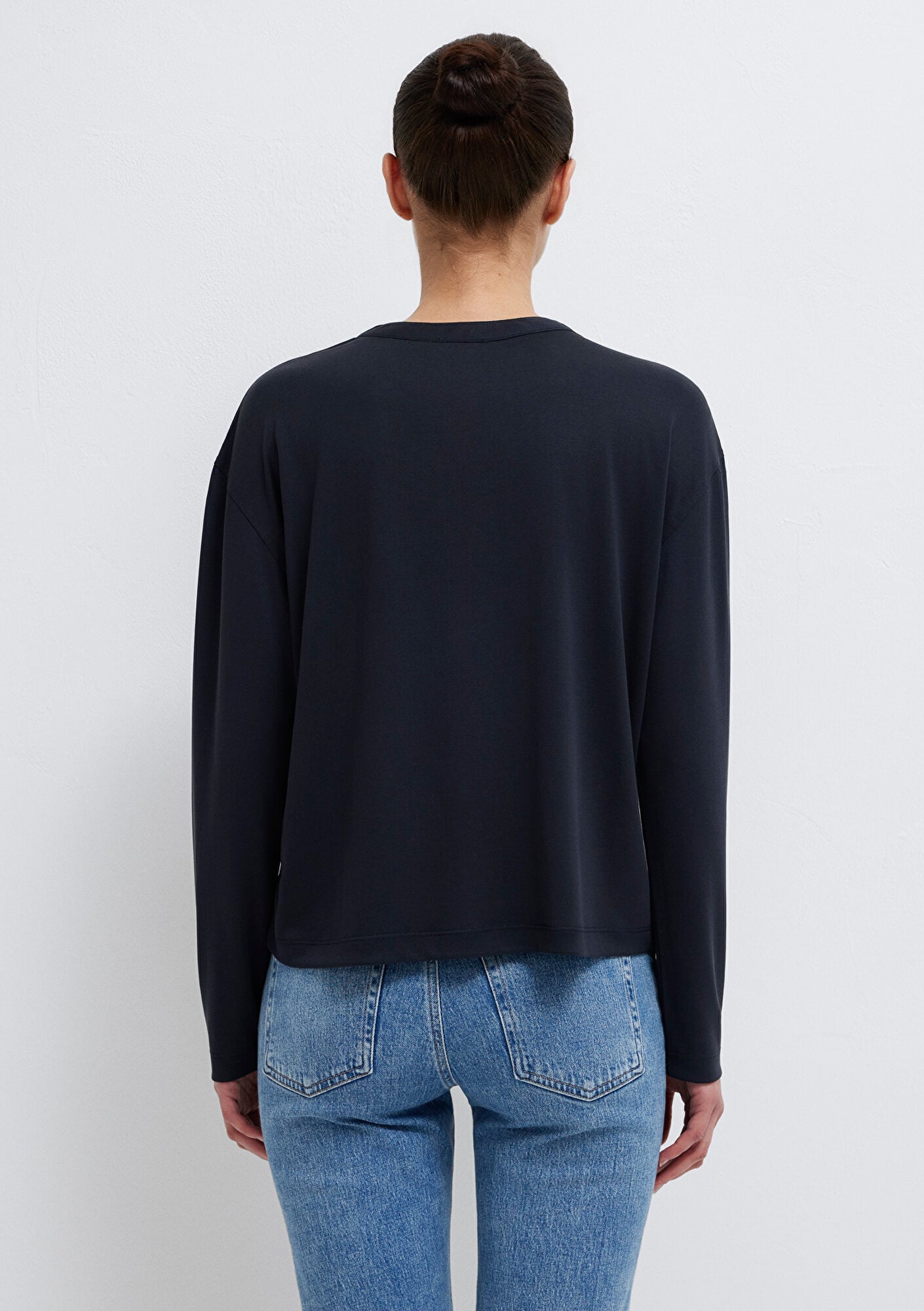  Mavi Siyah (TENCEL™) Tişört Regular Fit / Normal Kesim 1613772-900