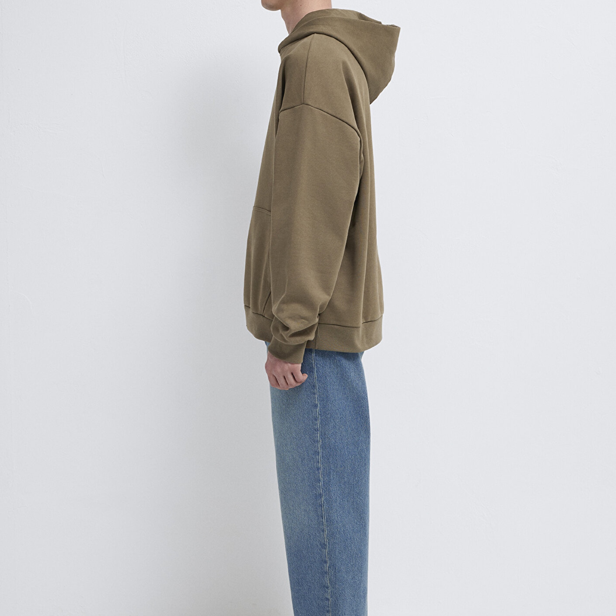 Mavi Yarı Fermuarlı Yeşil Sweatshirt 0S10416-71564