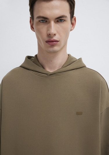  Mavi Yarı Fermuarlı Yeşil Sweatshirt 0S10416-71564