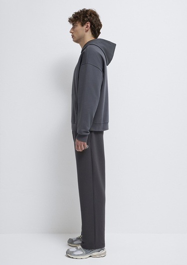  Mavi Kapüşonlu Antrasit Sweatshirt 0S10416-80955