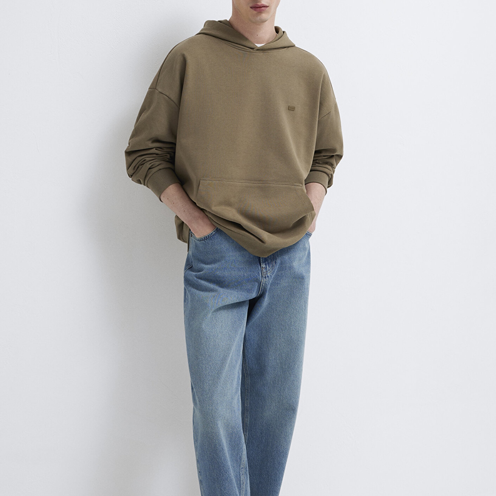 Mavi Yarı Fermuarlı Yeşil Sweatshirt 0S10416-71564