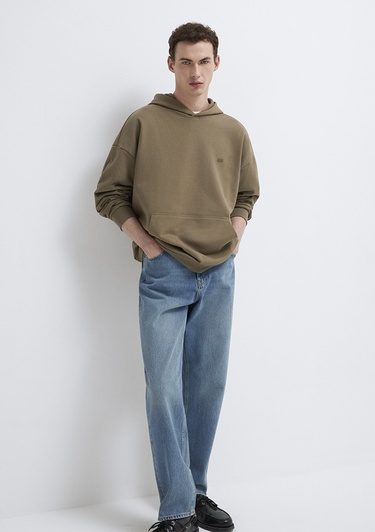  Mavi Yarı Fermuarlı Yeşil Sweatshirt 0S10416-71564