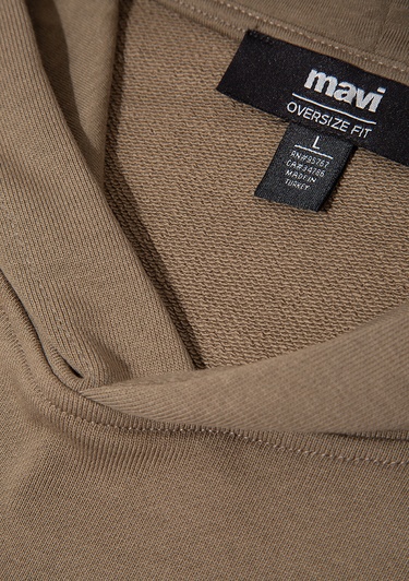  Mavi Yarı Fermuarlı Yeşil Sweatshirt 0S10416-71564