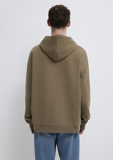  Mavi Yarı Fermuarlı Yeşil Sweatshirt 0S10416-71564