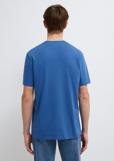  Mavi Mavi Logo Baskılı Mavi Tişört Regular Fit / Normal Kesim 0611714-70719