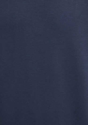  Mavi Bisiklet Yaka Lacivert Tişört Loose Fit / Bol Rahat Kesim 0611614-70490