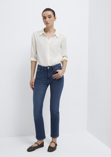  Mavi Kendra Gold Premium Gölgeli Koyu Mavi Jean Pantolon 10746A1552