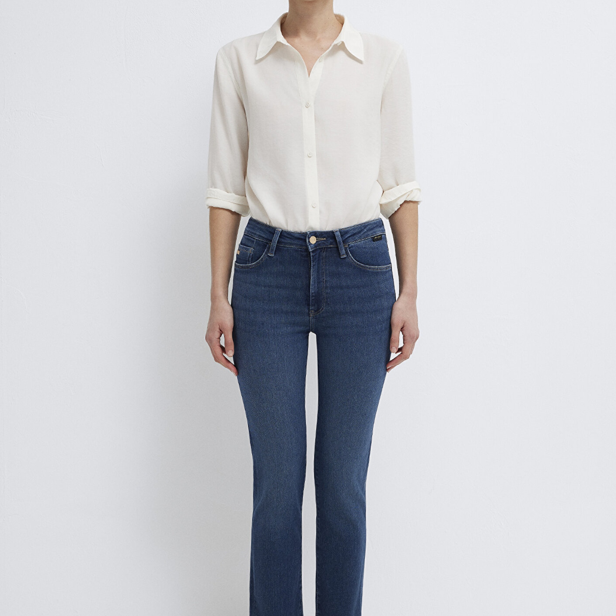 Mavi Kendra Gold Premium Gölgeli Koyu Mavi Jean Pantolon 10746A1552